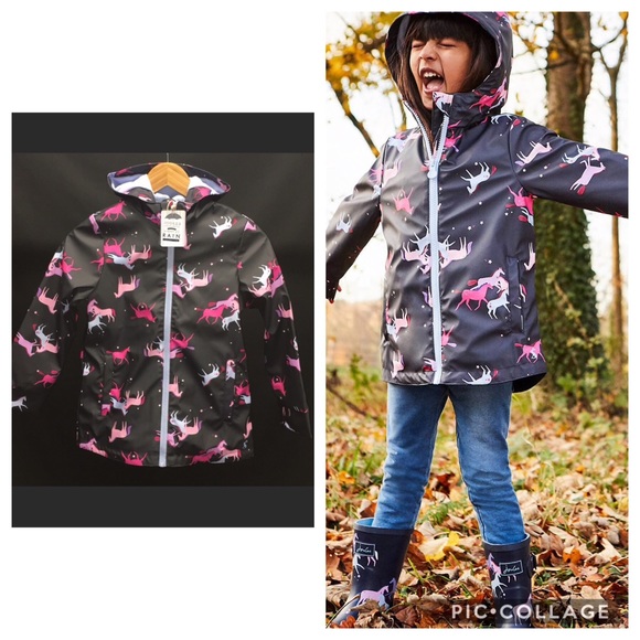 joules raindance unicorn coat